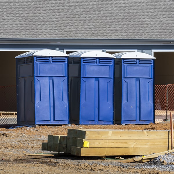 are there any restrictions on where i can place the porta potties during my rental period in Gridley KS